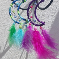 Small hanging moon ornaments