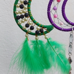 Small hanging moon ornaments