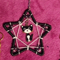 Small hanging cat ornament
