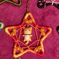 Small hanging cat ornament