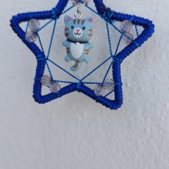 Small hanging cat ornament