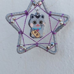 Small hanging cat ornament