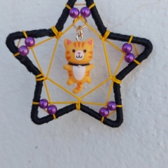 Small hanging cat ornament