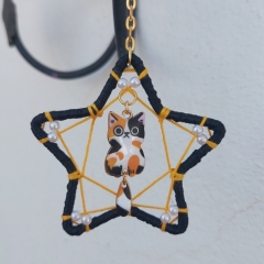Small hanging cat ornament
