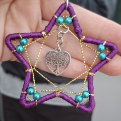 Small hanging star ornament
